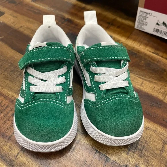 Vans Green Kids Shoes - Picture 1 of 7